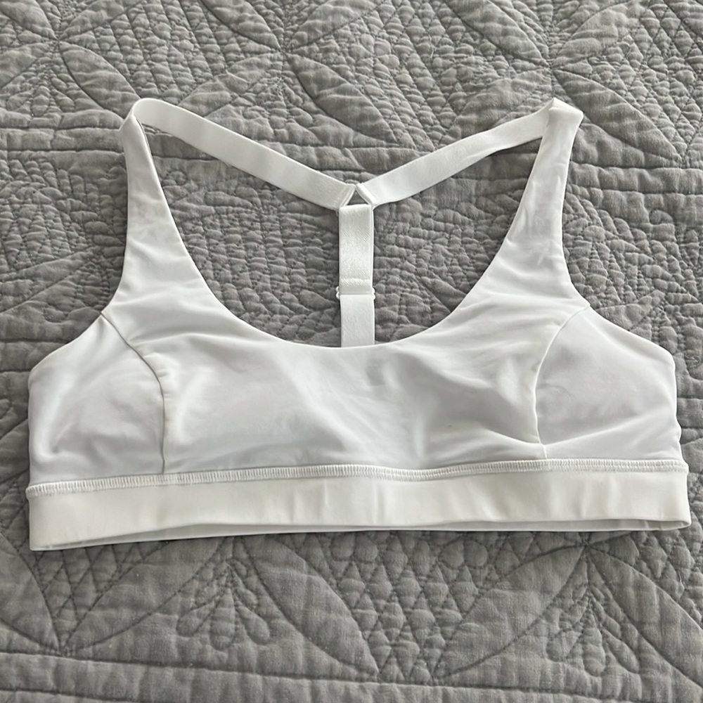 Lululemon White Sports Bra
